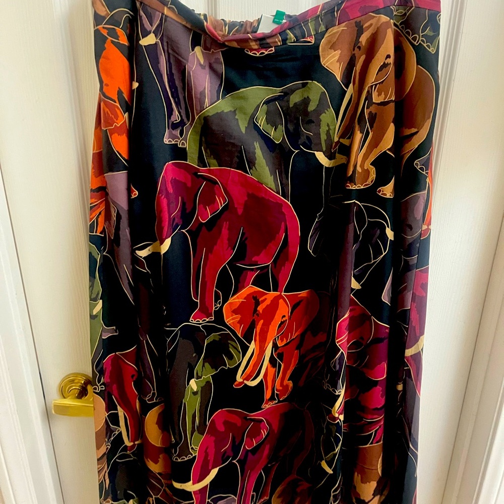 Farm Rio, elephant, maxi skirt